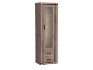 Miniaturka 3 - Witryna Kalmeo dąb truflowy z oświetleniem półek LED