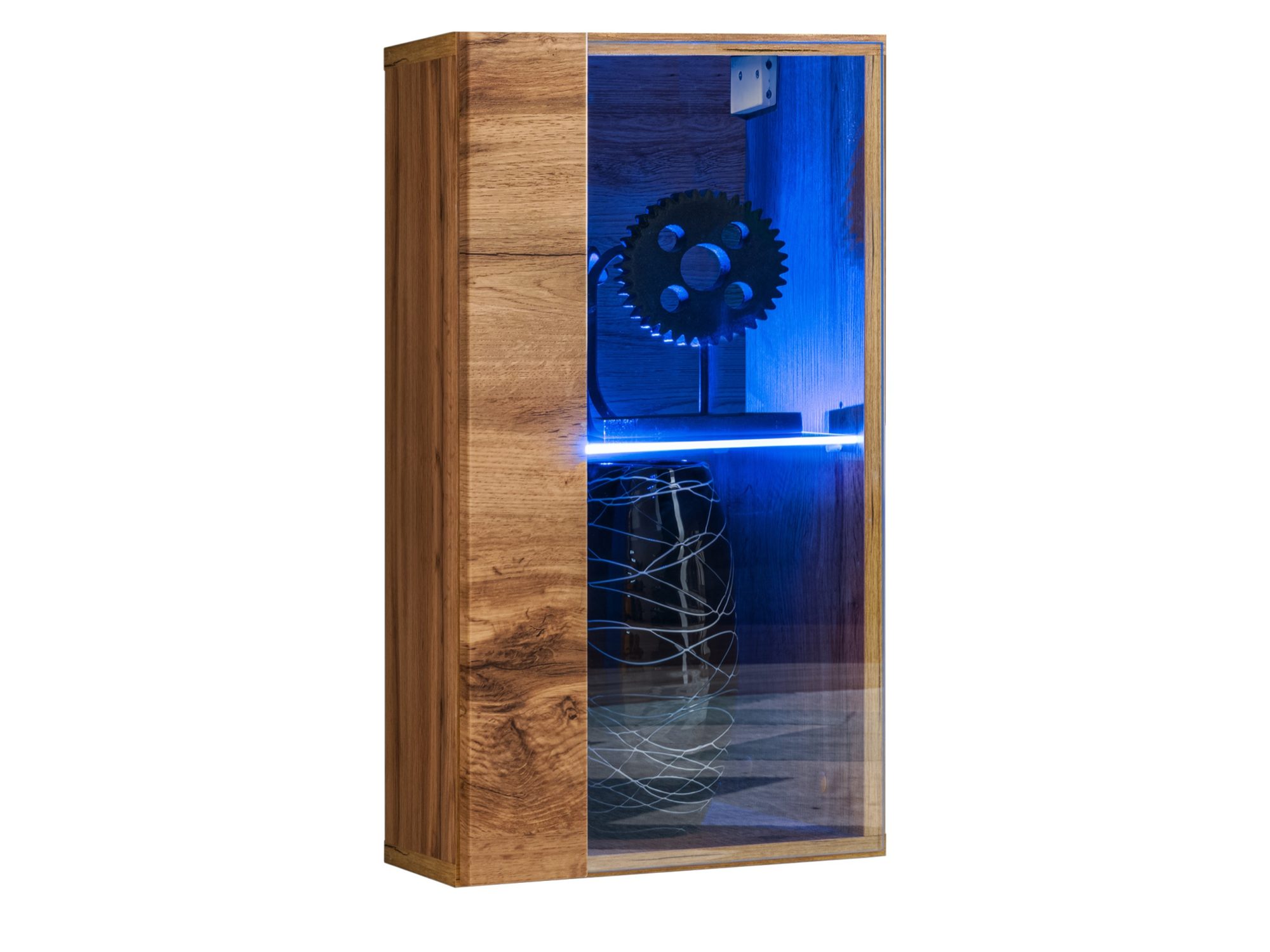 Witryna Kelmoro WW4 – dąb Wotan z LED