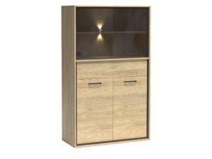 Miniaturka 6 - Witryna Lorenza Hikora z laminowanym frontem i oświetleniem LED
