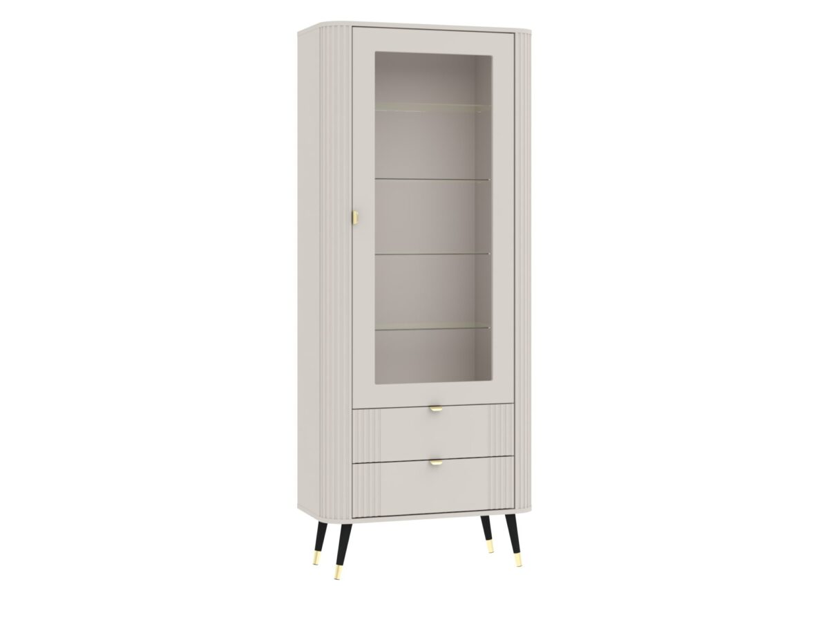 Witryna z 2 szufladami Onvero 78 cm kaszmir
