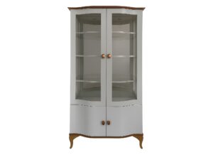 Miniaturka 2 - Witryna Madera DR06 w kolorze szarym 7035 na białym tle – widok z przodu