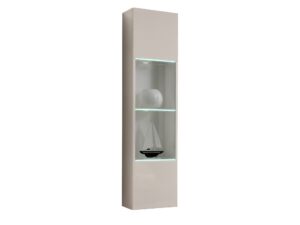 Miniaturka 3 - Witryna wisząca Flavero 40 cm kaszmir z oświetleniem LED