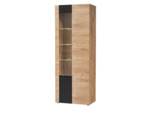 Miniaturka 4 - Szafka z oświetleniem LED w kolorze jasnego drewna