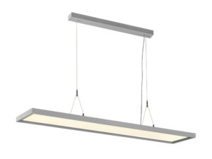 Miniaturka 2 - Srebrnoszara oprawa wisząca Worklight z panelem LED