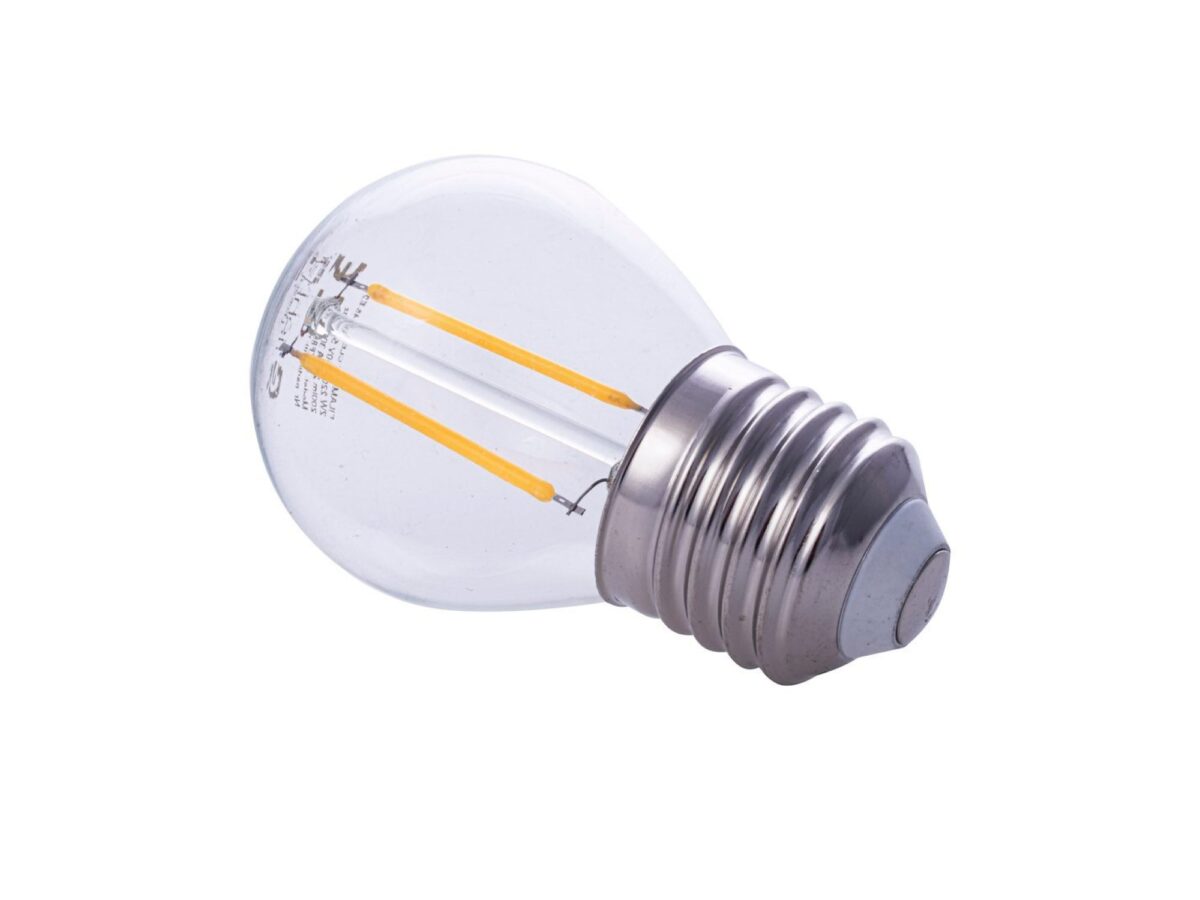 Żarówki dekoracyjne G45 E27 LED 2 W – zestaw 10 szt.