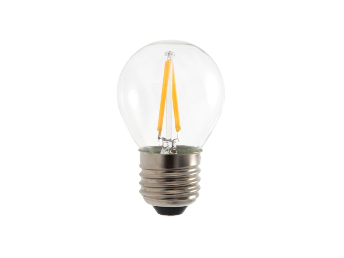 Żarówki filamentowe LED E27 G45 5 W 4000 K – zestaw 10 szt.
