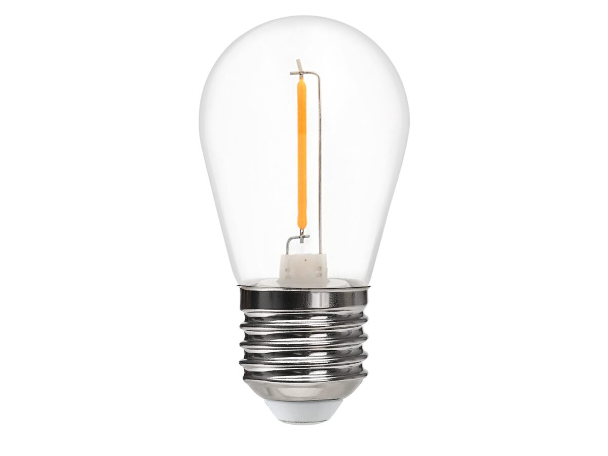 Żarówka LED filament ST45 E27 1 W 2700 K – zestaw 10 szt.