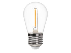 Miniaturka 3 - Żarówka filamentowa LED 1 W ST45 E27 2700 K – pojedyncza sztuka zestawu