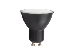 Miniaturka 1 - Żarówka LED GU10 5 W 4000 K, czarna obudowa z mleczną powierzchnią