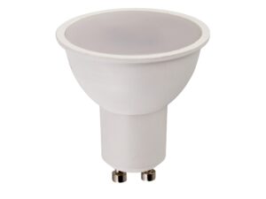 Miniaturka 2 - Żarówka LED GU10 7 W 4000 K, biała obudowa i matowy klosz