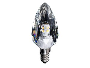 Miniaturka 3 - Żarówka świecowa LED E14 C37 kryształowa – widok dodatkowy