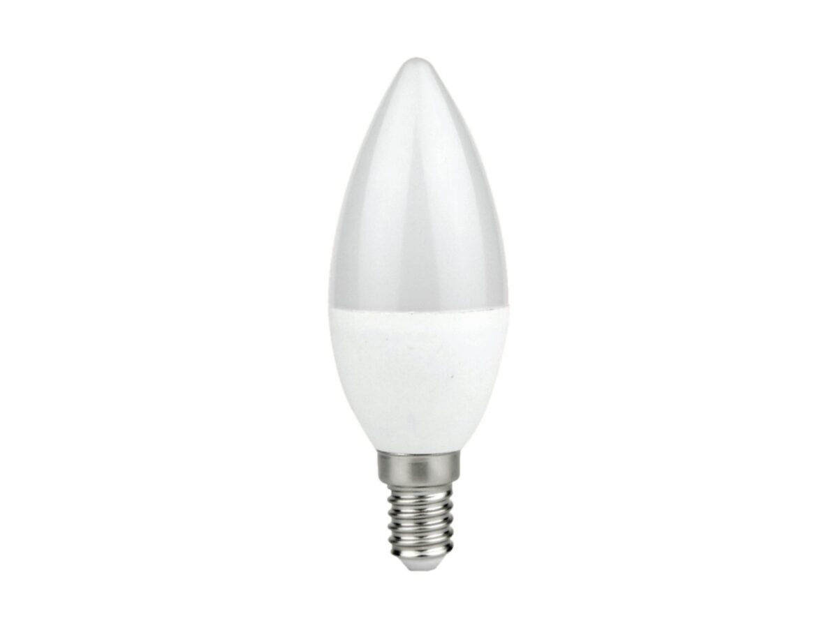 Żarówki LED E14 C37 7 W 6500 K – zestaw 10 szt.