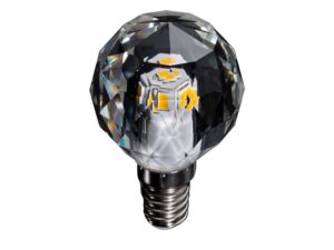 Miniaturka 3 - Żarówka kryształowa G40 E14 LED – detal faset i diod