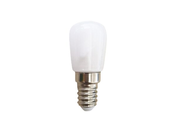 Żarówka LED E14 ST26 3 W 4000 K do lodówki, biała – packshot na białym tle