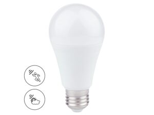 Miniaturka 5 - Żarówka LED E27 A60 6 W 3000 K z czujnikiem, widok na białym tle