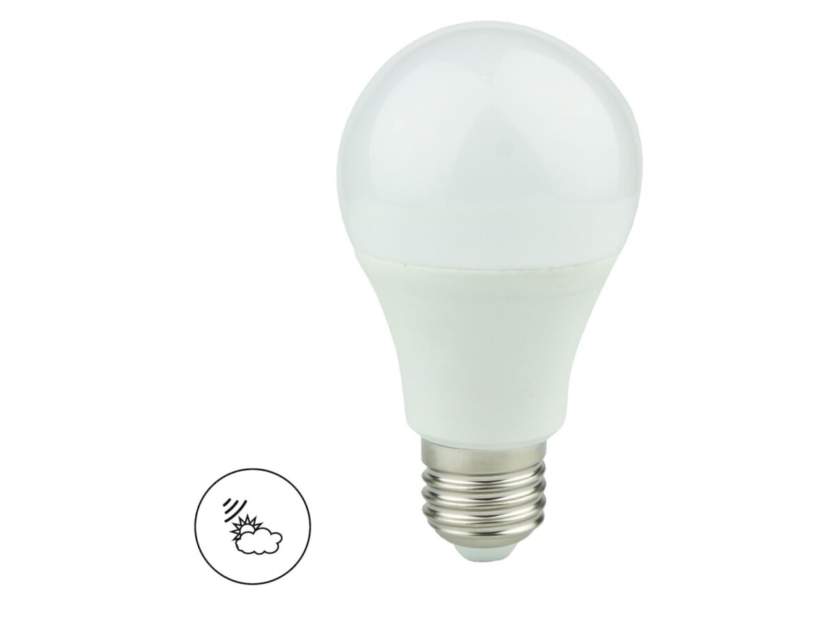 Żarówka LED A60 E27 9 W zmierzchowa – zestaw 10 szt.