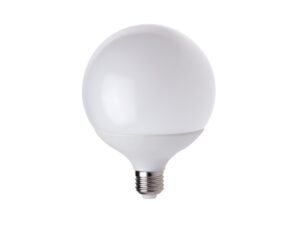 Miniaturka 2 - Żarówka LED E27 G120 15 W biała kula na czystym tle