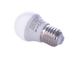 Miniaturka 5 - Żarówka LED E27 G45 7 W z ciepłą barwą światła, widok główny
