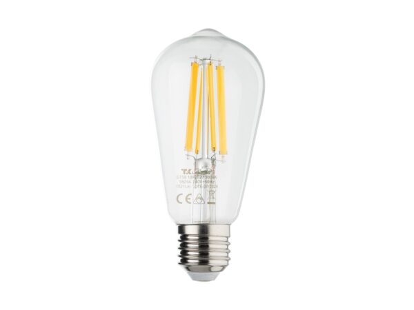 Żarówka LED E27 przezroczysta 10 W 3000 K