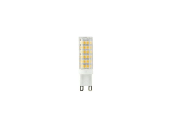 Żarówka LED G9 5 W o ciepłej barwie 3000 K – packshot na białym tle
