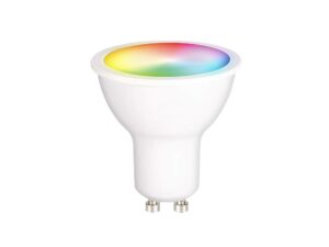 Miniaturka 1 - Żarówka LED GU10 Wi-Fi RGB z wizualizacją kolorów na soczewce