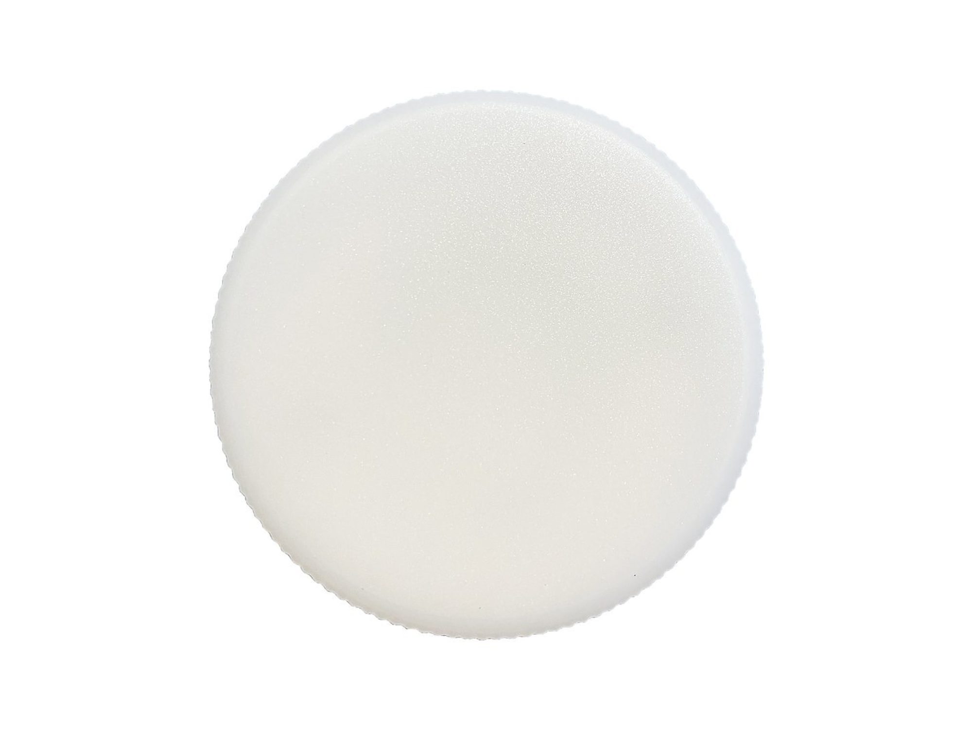 Żarówka LED GX53 8,5 W – mleczny okrągły klosz od frontu