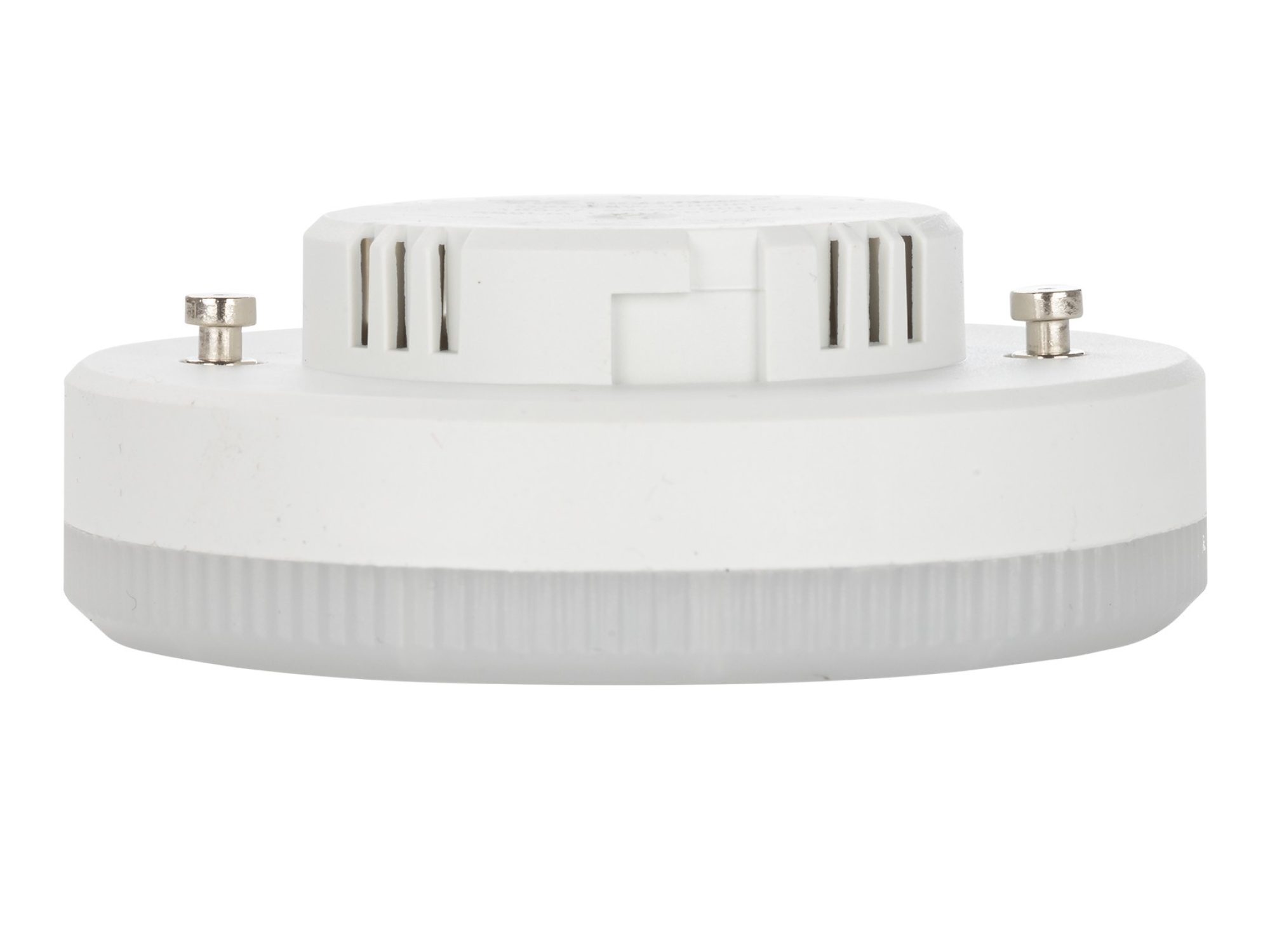 Żarówka GX53 8 W, widok mocowania z dwoma bolcami