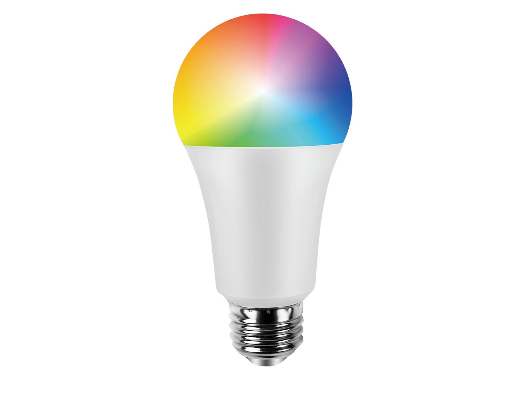 Żarówka LED Smart E27 11 W – wizualizacja kolorów świecenia RGB