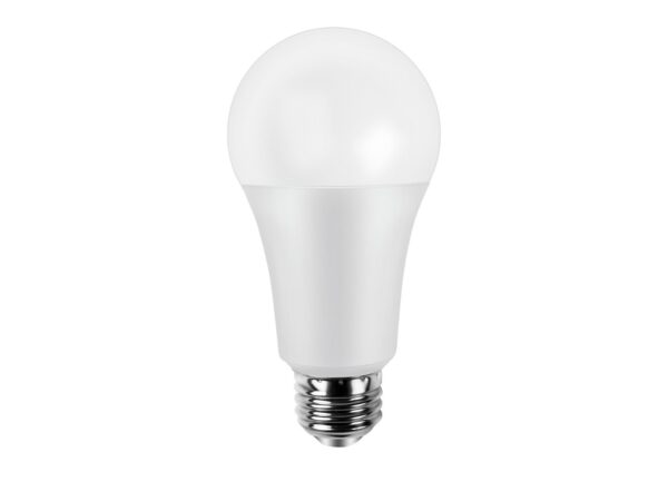 Żarówka LED Wi-Fi E27 8 W inteligentna biała na białym tle