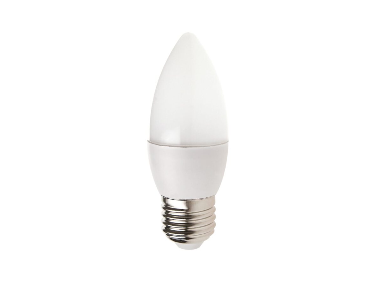 Żarówki LED E27 C37 7 W 600 lm – zestaw 10 szt.