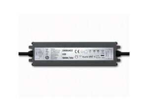 Miniaturka 4 - Zasilacz LED 100 W IP67 grafitowy – widok boczny