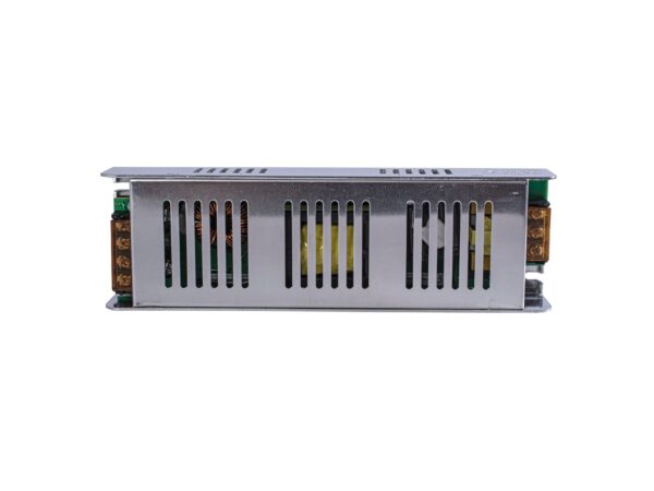Zasilacz LED 12 V 250 W IP20 – boczny widok metalowej obudowy