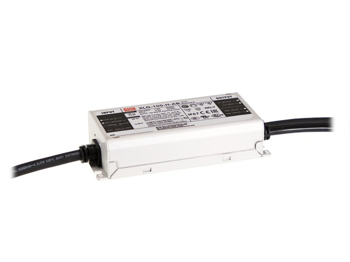 Zasilacz LED Mean Well XLG-100-12-A – 12 V 96 W IP67 w metalowej obudowie