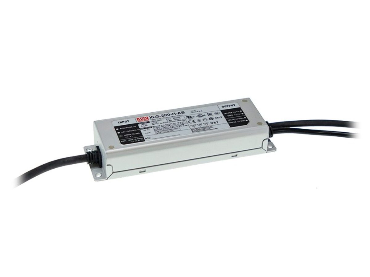 Zasilacz LED Mean Well XLG-200-12-A – 12 V 192 W 16 A IP67 metalowy