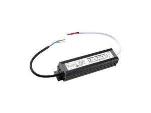 Miniaturka 3 - Metalowy zasilacz LED 12 V 30 W IP67 z przewodami na białym tle