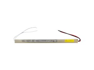 Miniaturka 1 - Zasilacz LED slim 36 W 12 V z przodu, widoczne przyłącza przewodów