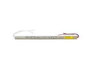 Miniaturka 1 - Zasilacz LED slim 60 W 24 V 2,5 A biały widok boczny z przewodami