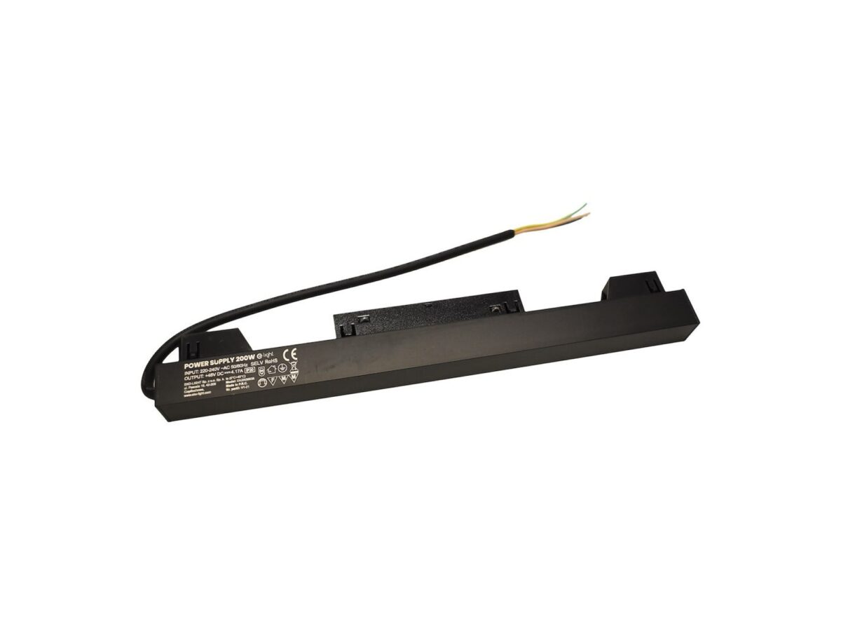 Zasilacz do szyn magnetycznych LED 48 V 200 W slim