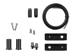 Miniaturka 3 - Czarne zawiesie do szyny magnetycznej system 48 V 10 mm na białym tle