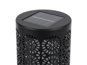 Miniaturka 7 - Dekoracyjny wzór światła czterech ażurowych lampek solarnych