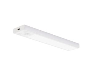 Miniaturka 7 - Biała lampka podszafkowa akumulatorowa 20 cm, packshot; zestaw zawiera dwie sztuki