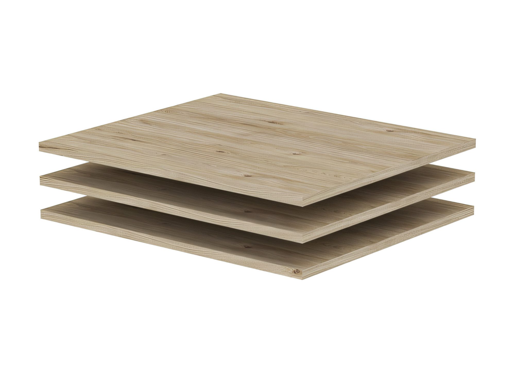 Zestaw półek Breviano 120 cm jasne drewno