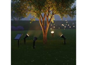 Miniaturka 8 - Reflektory solarne z oddzielnym panelem przy roślinach