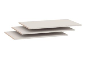 Miniaturka 3 - Zestaw trzech półek Breviano 150 cm kaszmir – poziome elementy