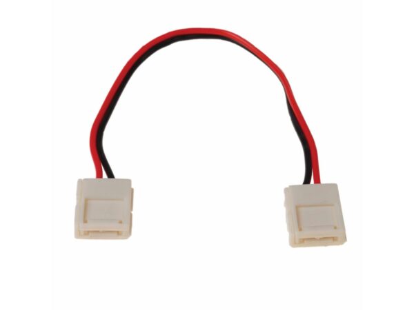 Złączka dwustronna do jednokolorowej taśmy LED 10 mm z zaciskami