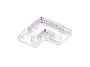Miniaturka 1 - Złączka kątowa do taśm LED 8 mm – drugi widok