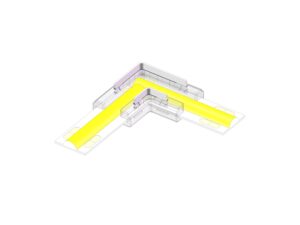 Miniaturka 4 - Złączka kątowa L do taśm LED 8 mm – widok główny