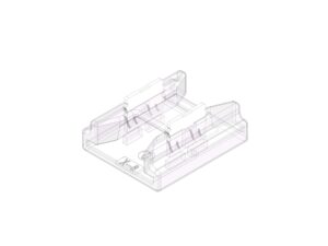 Miniaturka 2 - Złączka prosta do taśmy LED SMD COB 8 mm – konstrukcja zatrzaskowa