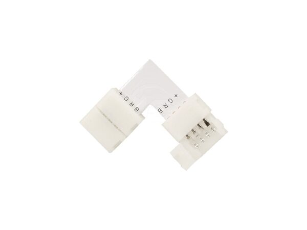 Złączka narożna LED RGB 10 mm typu L czteropinowa