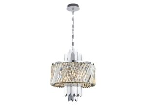 Miniaturka 1 - Żyrandol Aredira 6-punktowy chromowany, cała lampa na białym tle